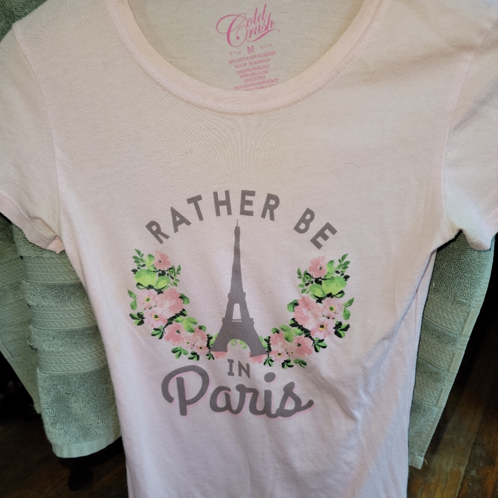 Girls paris tee
